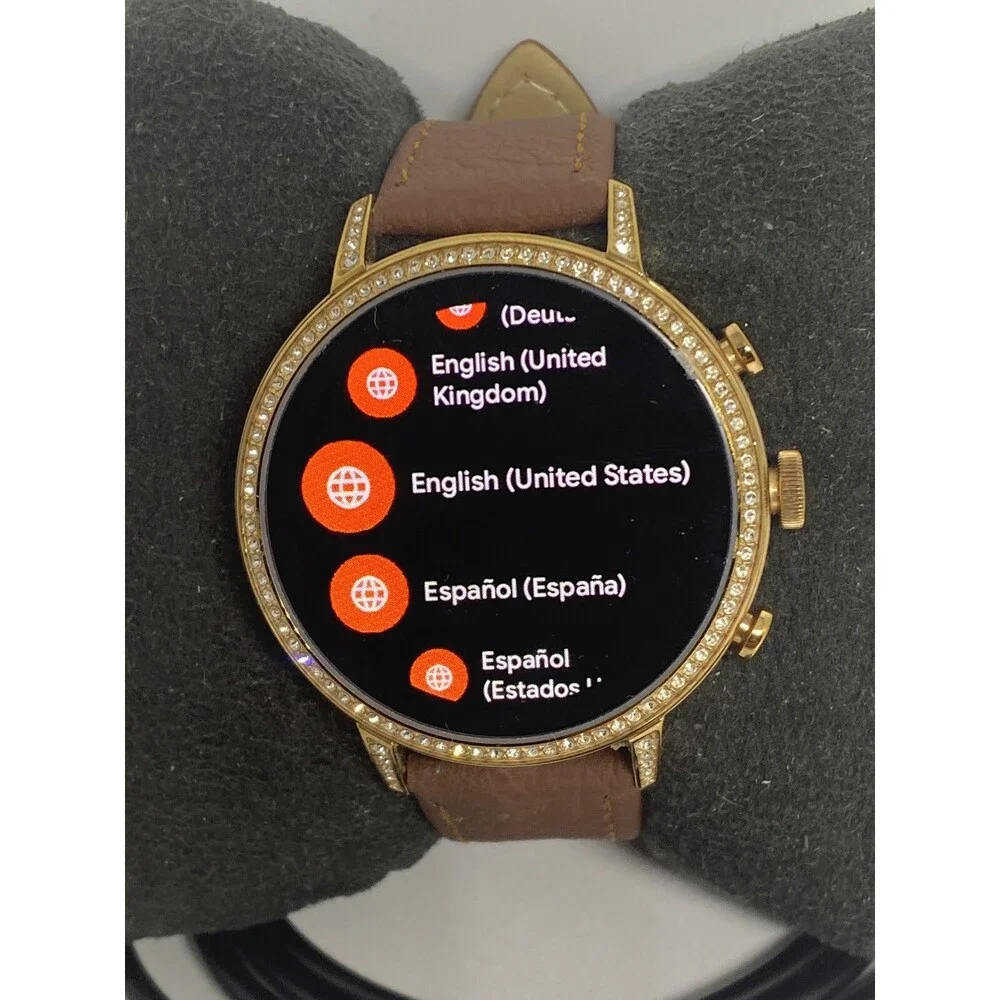 Fossil Gen 4 Authentic Digital Dial Smart Watch Custom Band FTW6021 AB603
